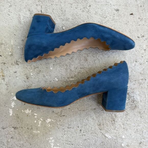 Chloe scalloped heels - Picture 3 of 8